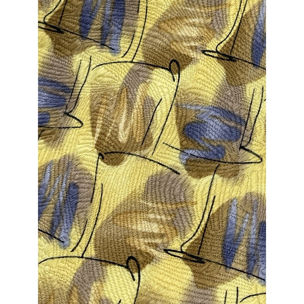 J GARCIA Mens Silk Tie Collection Forty Three Scold 2006 Geometric Art 4"x60" - Picture 2 of 6